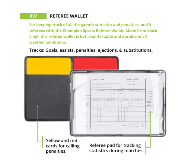 Referee Card Set Wallet
