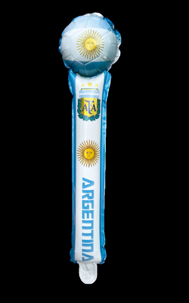 World Cup Soccer Nations Inflatable Balloon Cheer Sticks (pair)