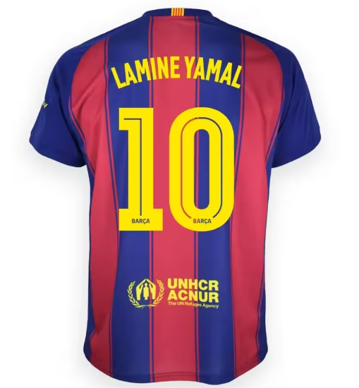 Barcelona FC Home Replica Jersey 25/26-Lamine Yamal