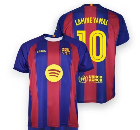 Barcelona FC Home Replica Jersey 25/26-Lamine Yamal