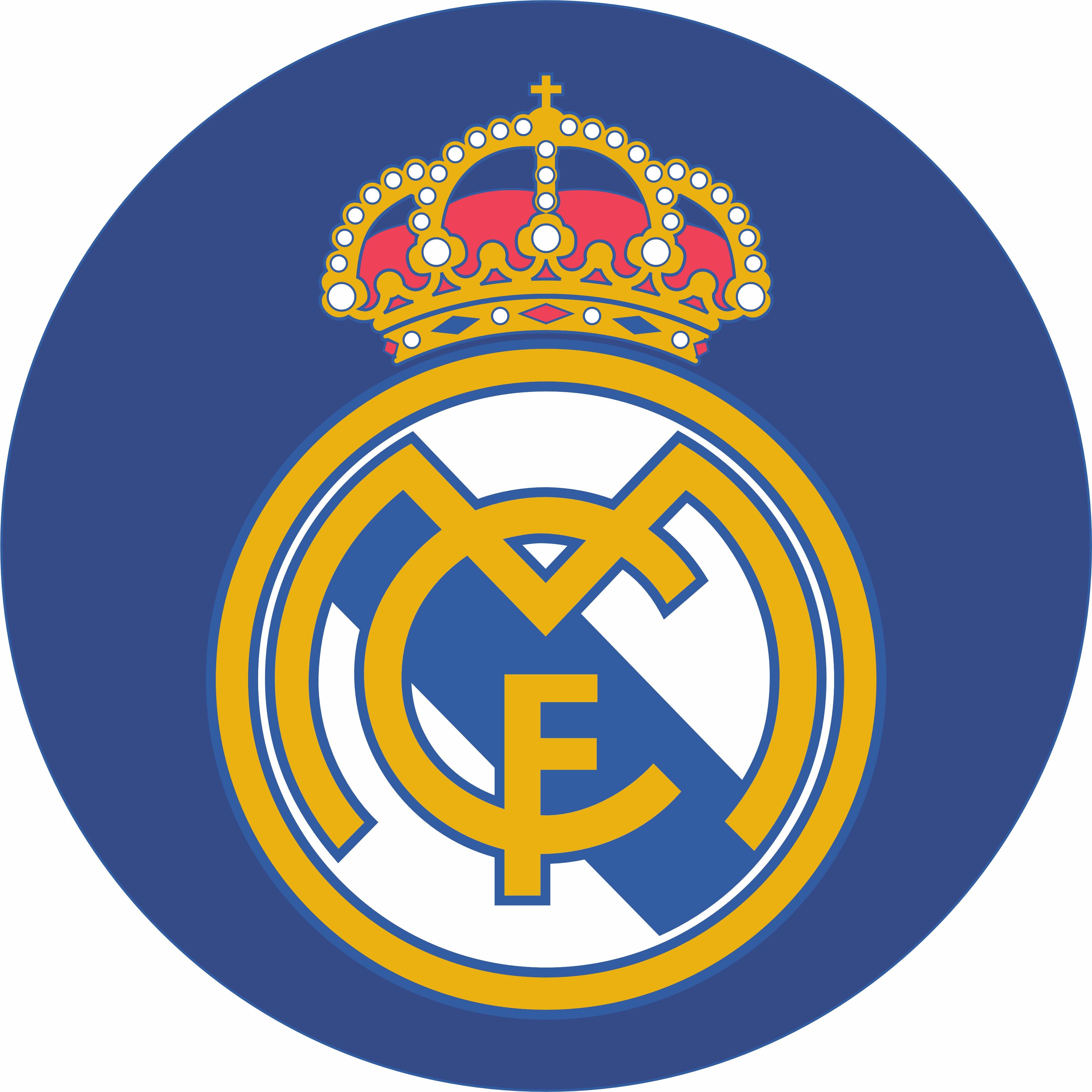 Metal Soccer Team Logo Prints (12" Round)