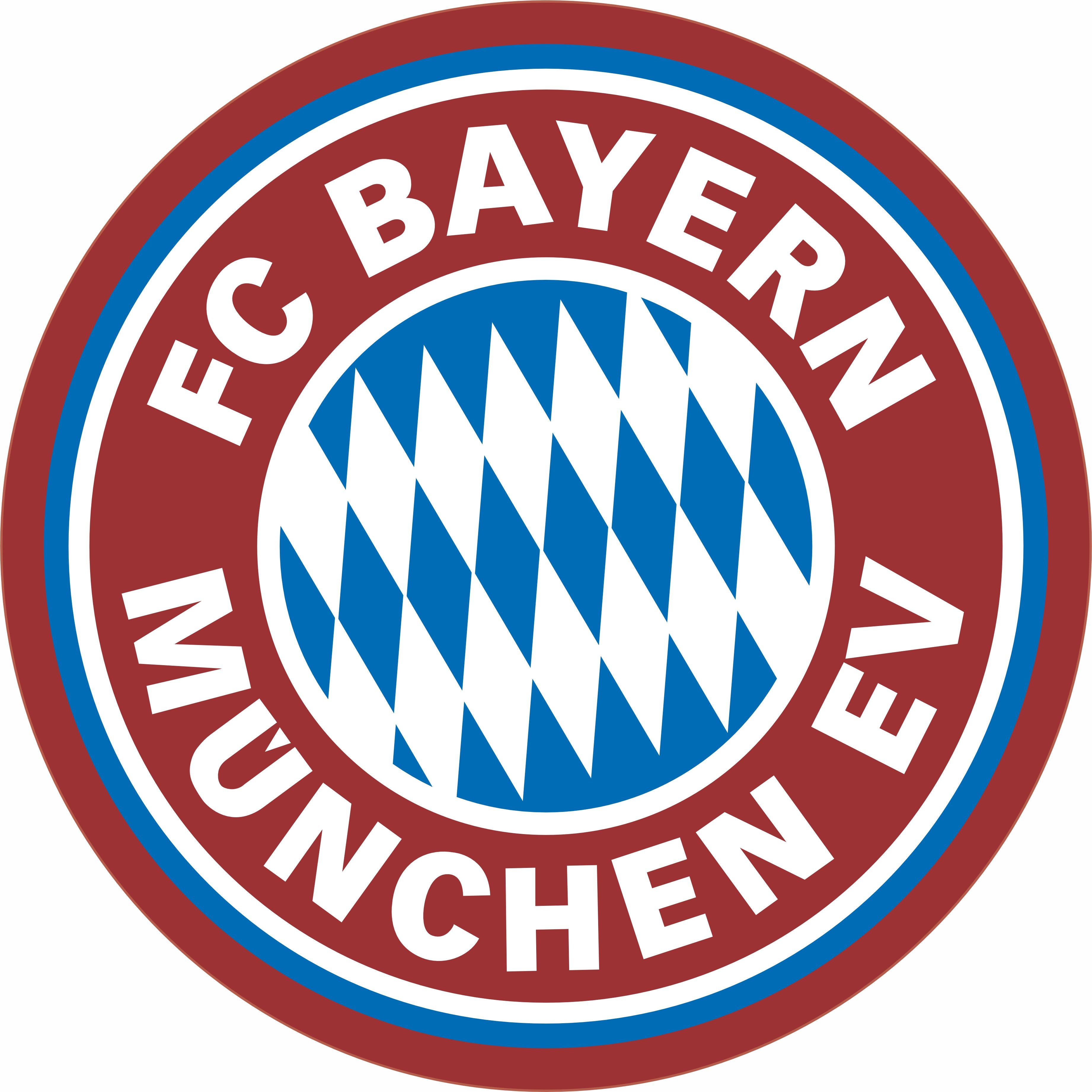 Metal Soccer Team Logo Prints (12" Round)