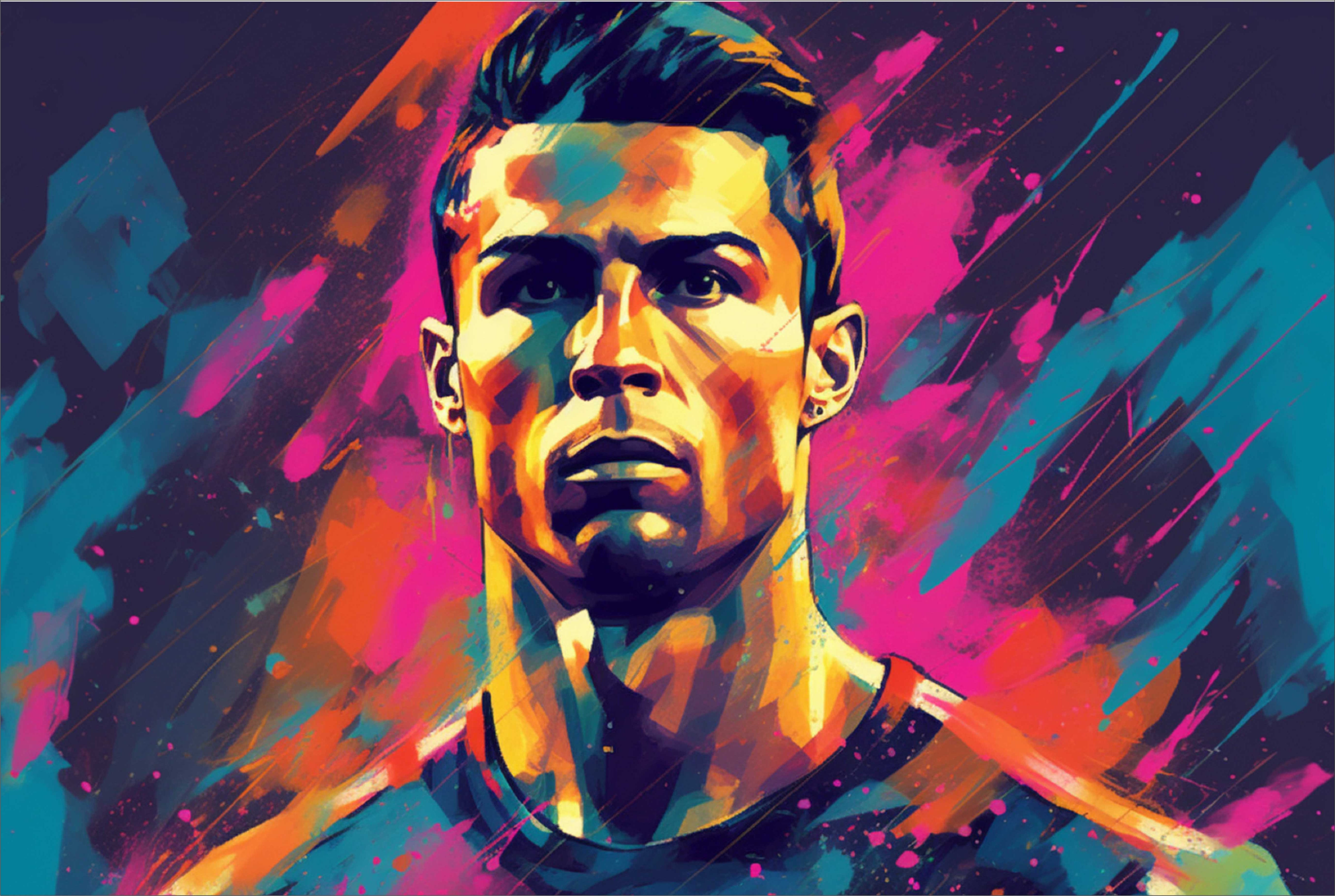 Metal Soccer Posters 12x18