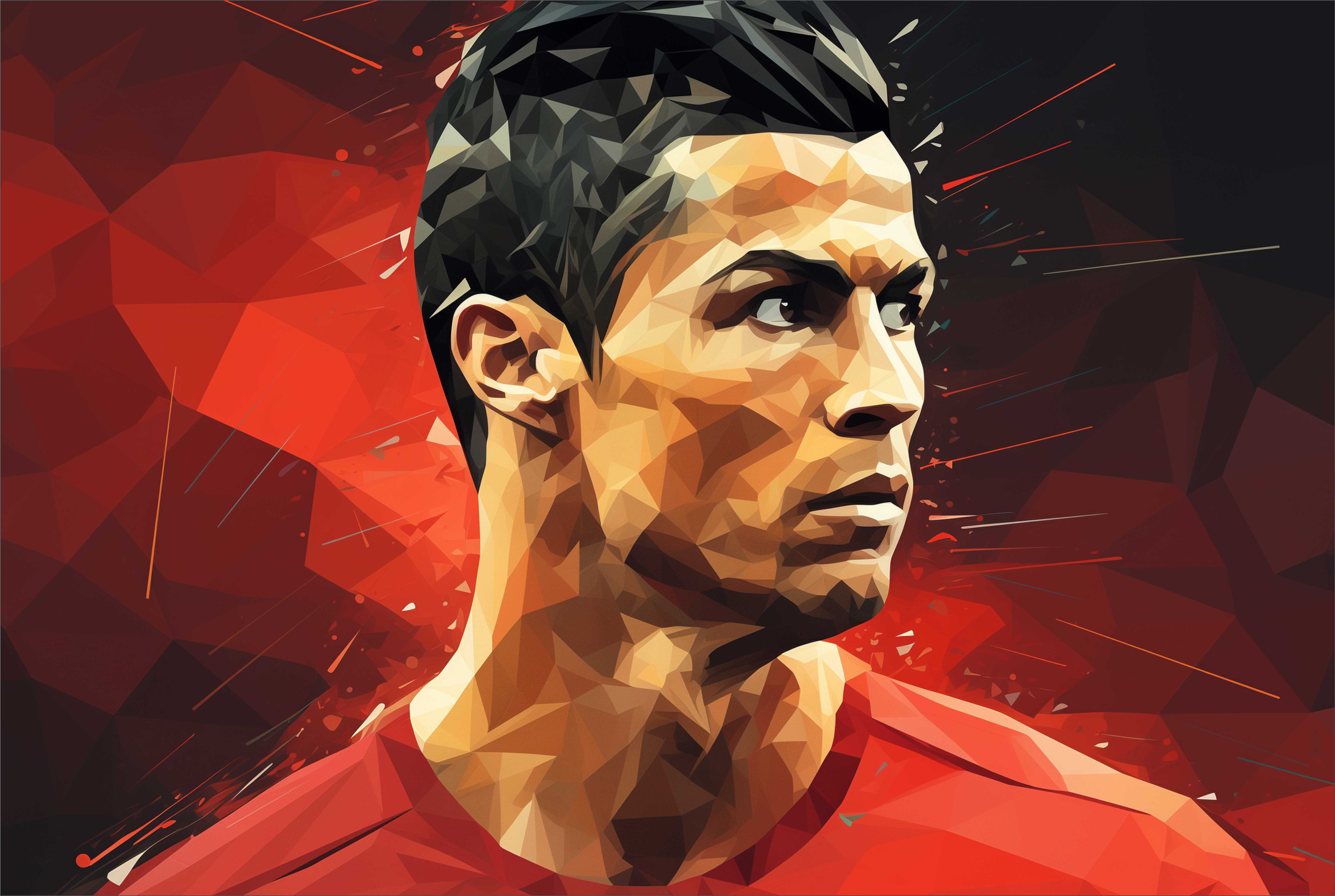 Metal Soccer Posters 12x18