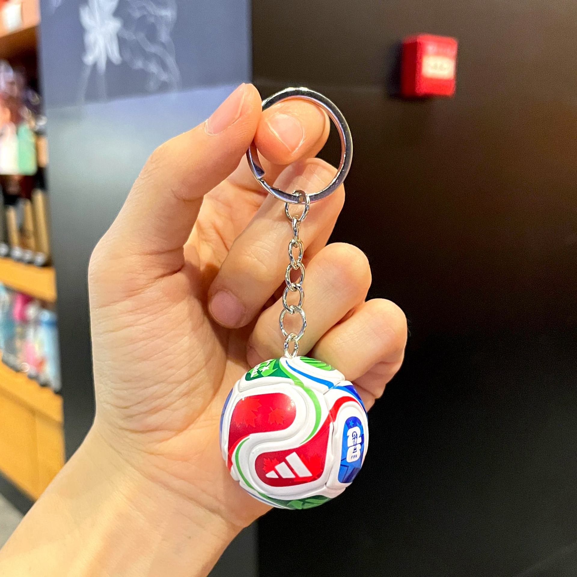 FIFA World Cup 2026 Soccer Ball Backpack Charm & Keychain