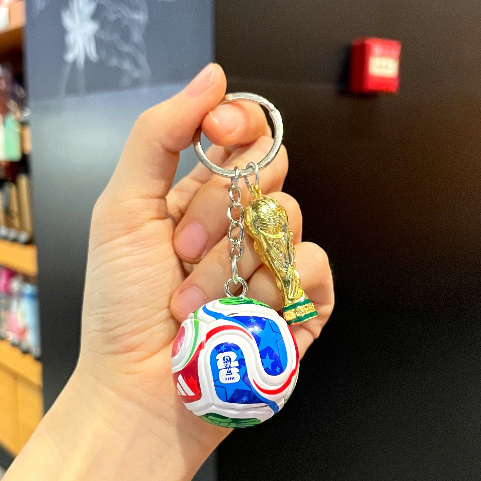 FIFA World Cup 2026 Soccer Ball Backpack Charm & Keychain