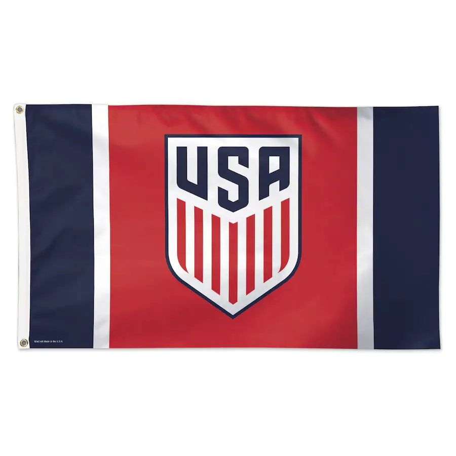 United States Soccer Deluxe Crest Flag