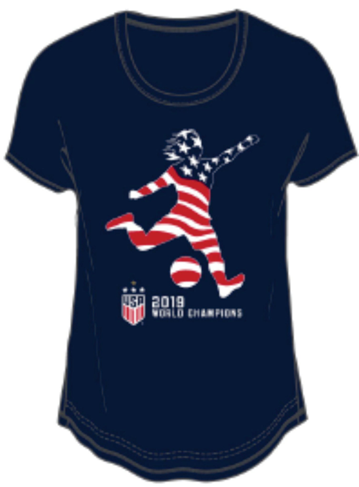 USA WC2019 Women's Star Power Tee
