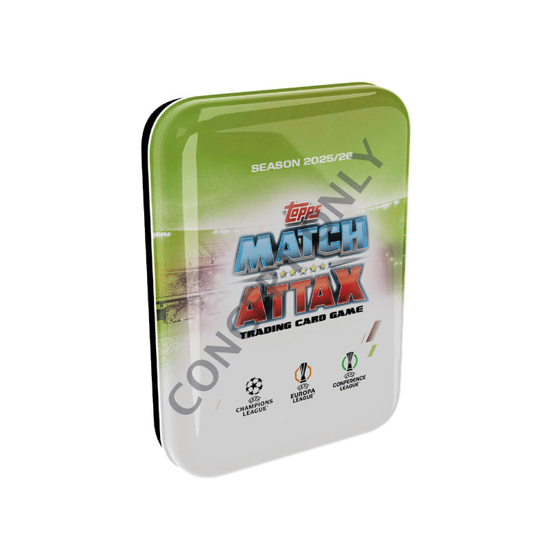 COMING SOON!! Match Attax EUEFA Champions League Soccer Cards Mini Tin 2025/26