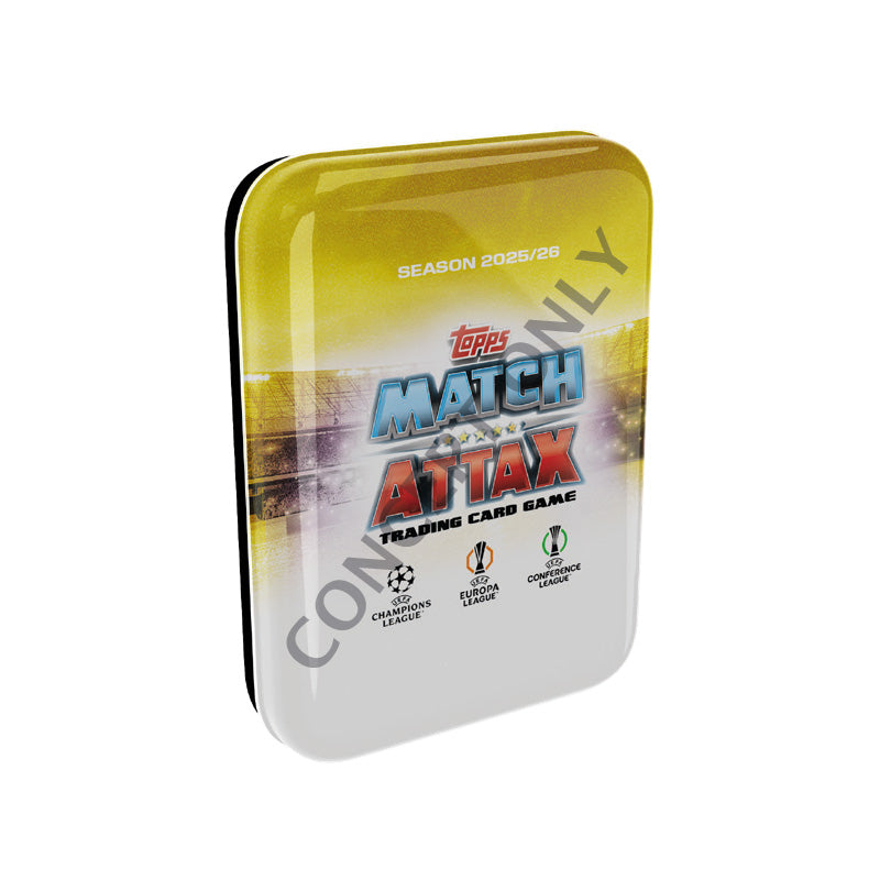 COMING SOON!! Match Attax EUEFA Champions League Soccer Cards Mini Tin 2025/26