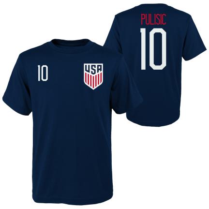 US Soccer Pulisic Number 10 Tee